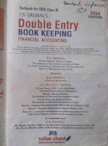 T.S. Grewal&#39;s Double Entry Book Keeping