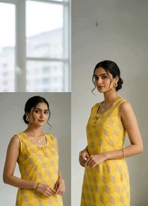Chic Yellow kurti