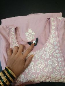 Silver Sequin  Elegant Embroidered Kurta Set
