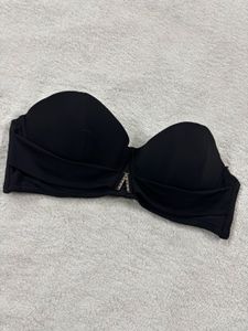 Black Strapless Bra