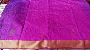 Dual Shaded Embroidered Saree
