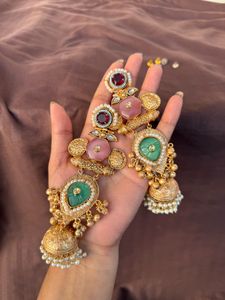 Gold Plated Light Weight Handcrafted Jhumki