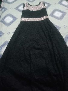 Elegant Black Lace Dress