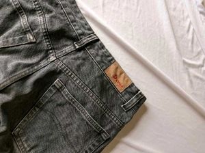 Charcoal Baggy Jeans For Men