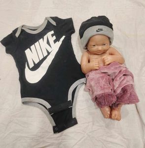 Cute Nike Baby Bodysuit