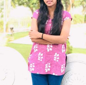Pink Shirt Kurti
