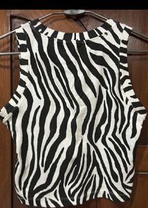 ZARA Zebra Tank Top