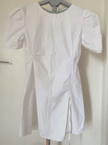 Puff Shoulder Dress