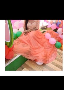 Beautiful Peach Barbie Gown