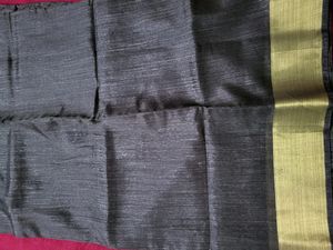 Beautiful Plain Saree With Border