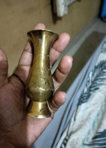 Antique Brass Small Vase