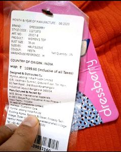 Totally New Top With Tag