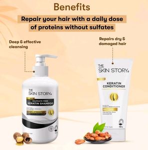 3 Pics Sulfate Free Keratin Shampoo