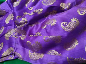 Green &amp; Purple Salwar Kameez Suit