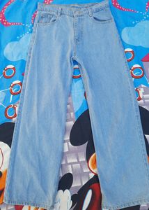 Light Wash Wide Leg Jeans