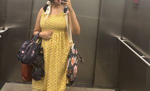 Floral Pastel Yellow Dress