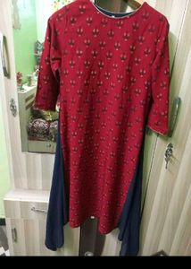 stylish Red &amp; Blue Kurta