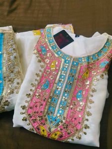 Elegant Embroidered Kurta Set new with tag