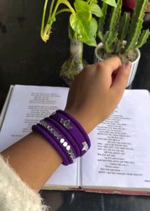Purple Mirror Bangles 💜