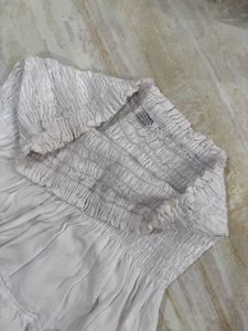White Strapless Mini Dress