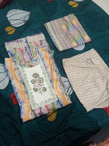 Printed Trouser Kurta Set