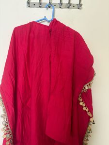 Pink Embellished Kaftan