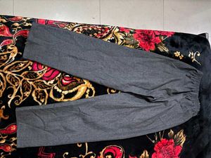 Gray Casual Pants