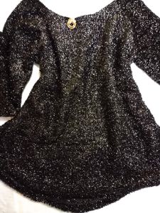 Shimmer Black Top