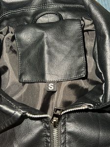 Faux Leather Jacket Size S