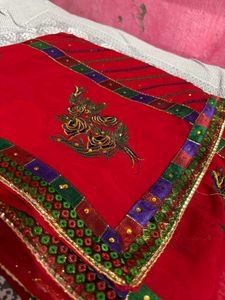 Teardrop Pattern Fabric Silk .Saree
