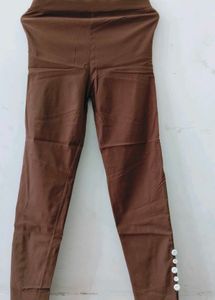 Brown Casual Pants