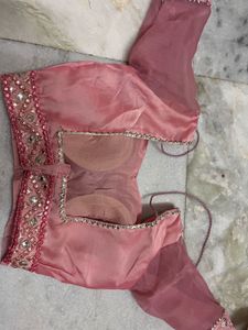 Pink Sequin Lehenga Choli
