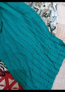 Beautiful Summer Suit With Chikankari Plazzo