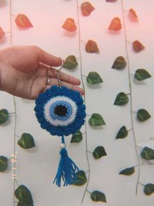 Crochet Evil Eye Keychain🧿