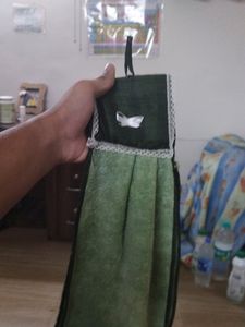 Green Colour Hand Towel
