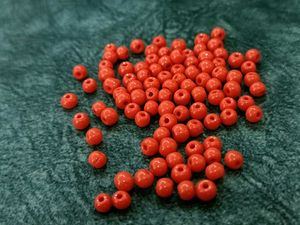 Red Coral  Beads for Jewelry Making