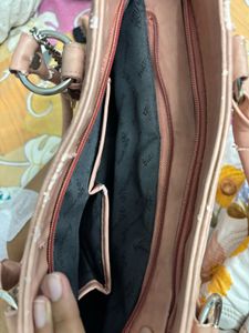 BEAUTIFUL PEACH HANDBAG