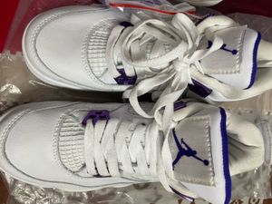 Jordan 4 Retro White/Purple
