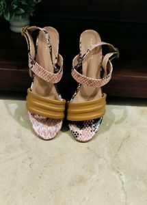 &#34;Wild Strides&#34; Womens Heels With Animal Print