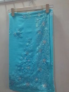 Price Drop ⬇️Micro Sequins Georgette Saree