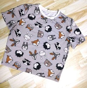 Cute Animal Print Tee