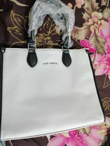 Brand New Lino Perros White Tote Bag