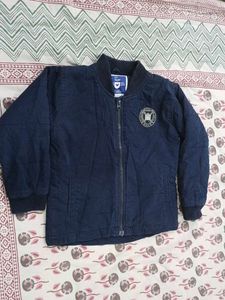 Navy Blue Bomber Jacket
