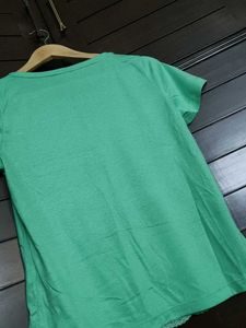 Mint Green Lace T-Shirt