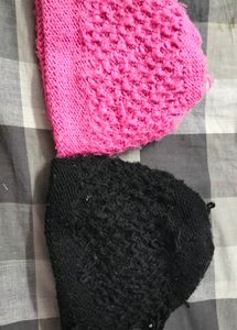 Set Of 2 Wool Caps