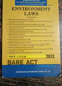 Commercials Law Publishers Set Of 9 Bare Acts.
