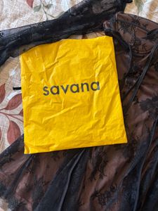 Savana Sheer A-line Dress