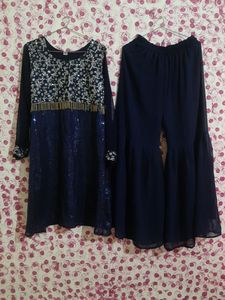 Beautiful Garara suit With Long Shrug