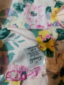 Very Beautiful Floral Fancy Pretty Dress Un Used It's New