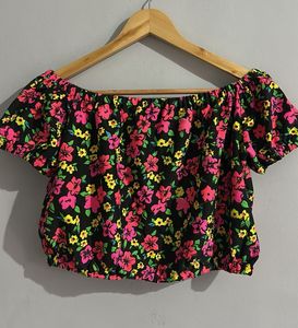Floral Off-Shoulder Top